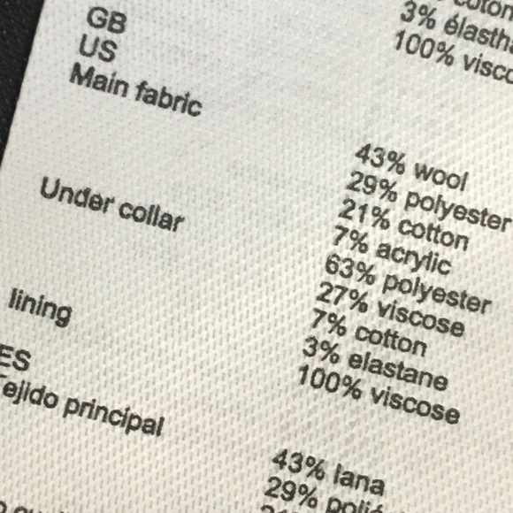 Maje Wool Blend Leopard Print Brushed Felt Coat Size FR38 Medium 6 - Picture 14 of 14